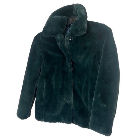 MADEWELL GREEN FAUX FUR JACKET SIZE XXS‎ - Picture 2 of 7